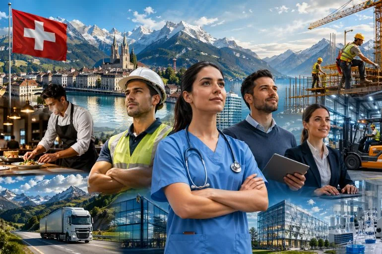 Trabajar en Suiza solo con inglés en 2026: La verdad que nadie te cuenta