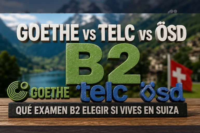 Goethe vs TELC vs ÖSD: Qué examen B2 de alemán elegir en Suiza (2026)